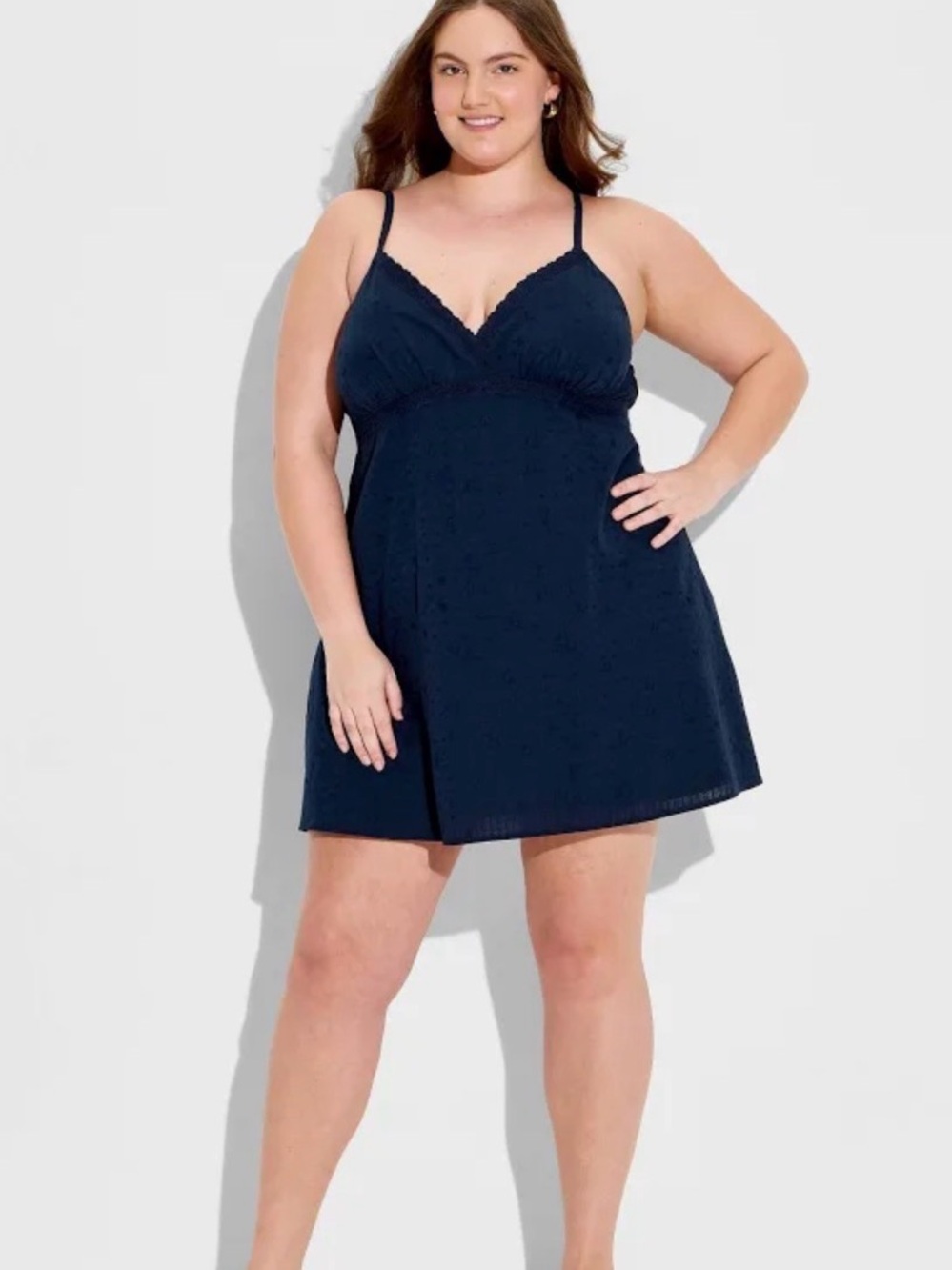 Women’s Wild Fable Mini Embroidered Lace A-Line Dress